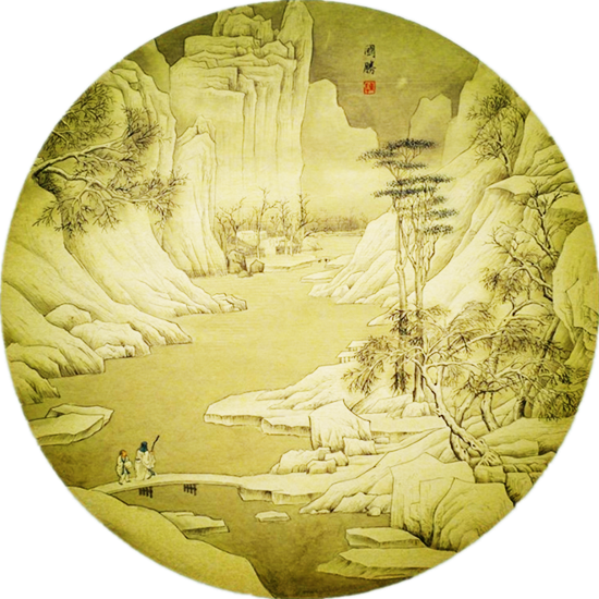 古典团扇书画绘画艺术作品（三）
