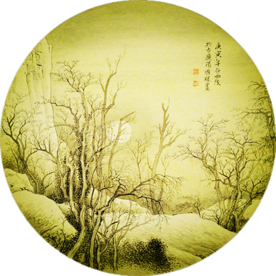 古典团扇书画绘画艺术作品（三）