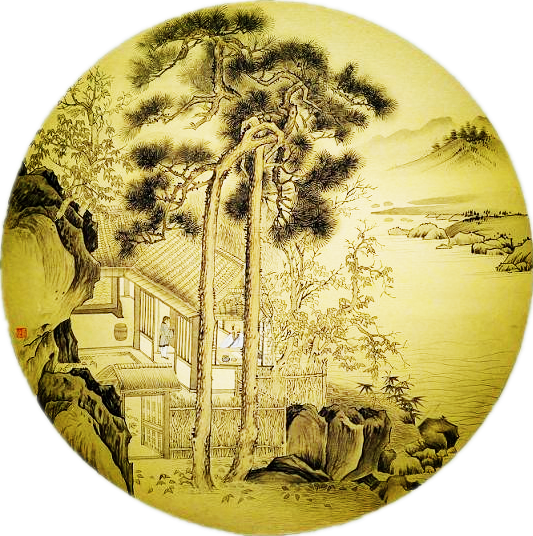 古典团扇书画绘画艺术作品（三）