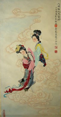 吴良柱工笔仕女绘画艺术作品（三） 