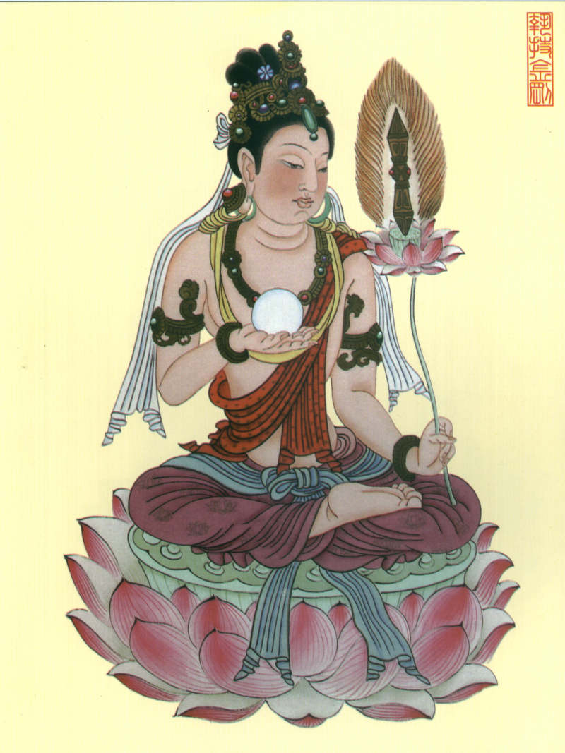 雍容华贵十八菩萨视觉设计艺术