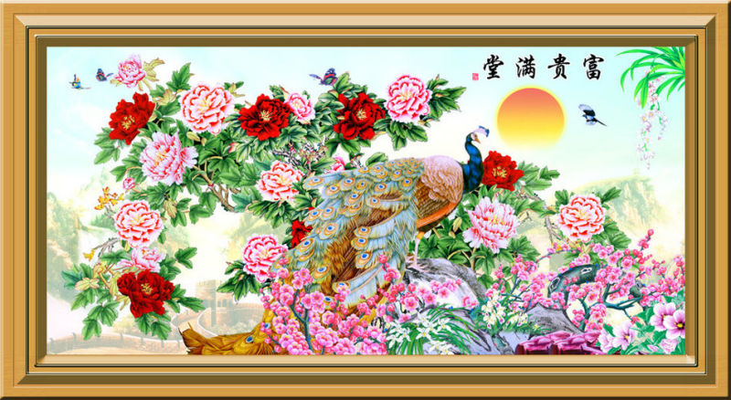 花开富贵创意中国风视觉艺术（二）