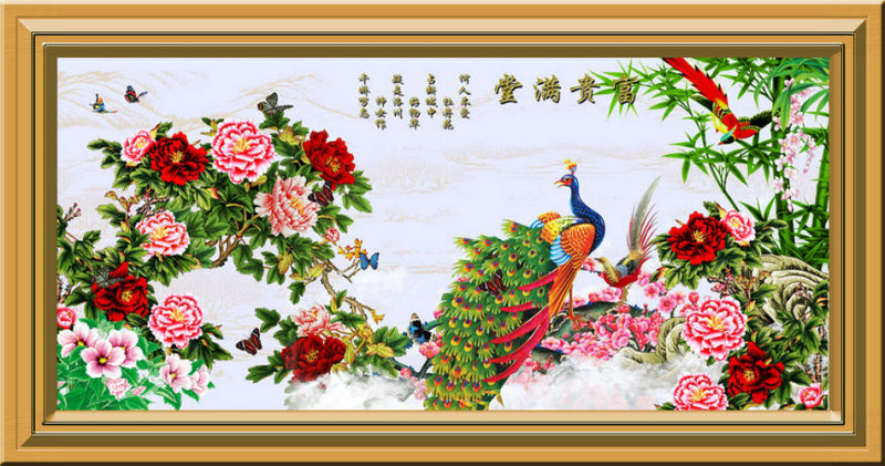 花开富贵创意中国风视觉艺术（二）