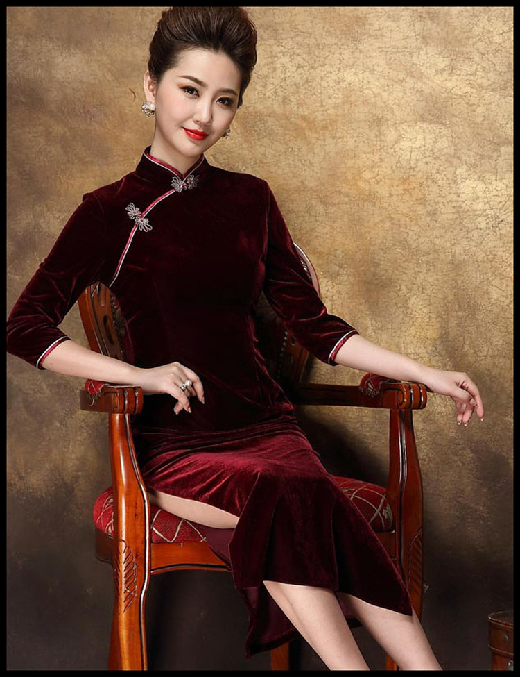 巧笑倩兮古风旗袍美女创意摄影