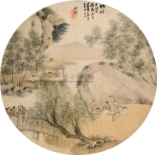 古典团扇书画绘画艺术作品（二）