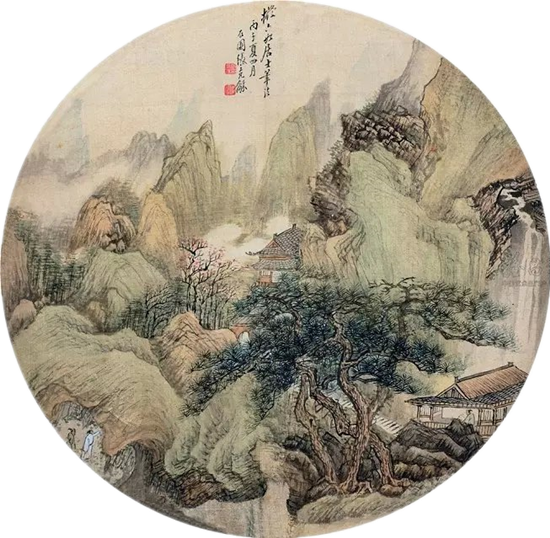古典团扇书画绘画艺术作品（二）