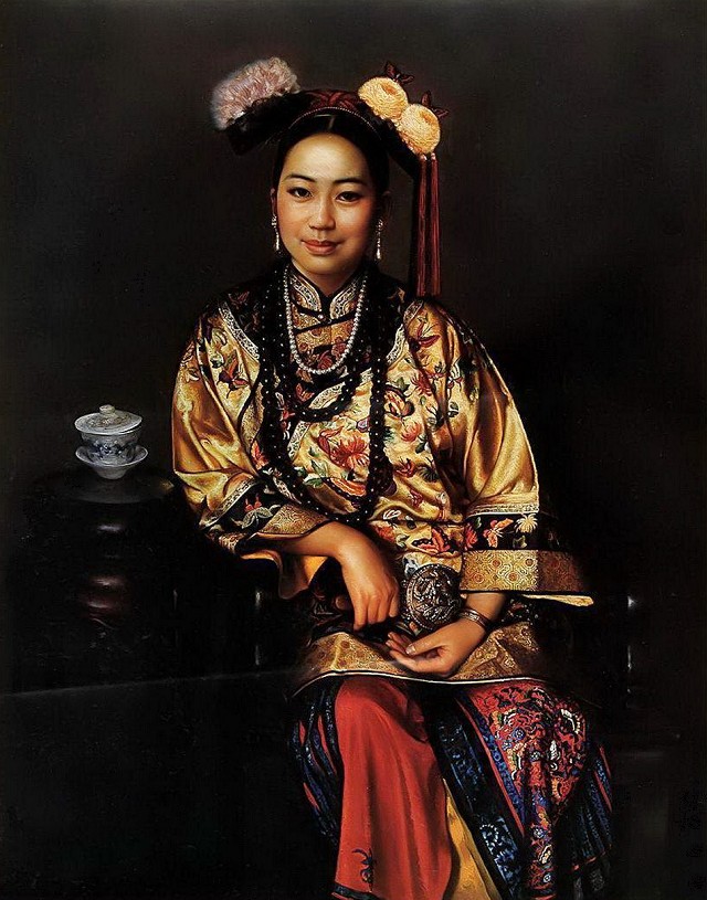 皇城寂寞的女人主题绘画艺术（一）