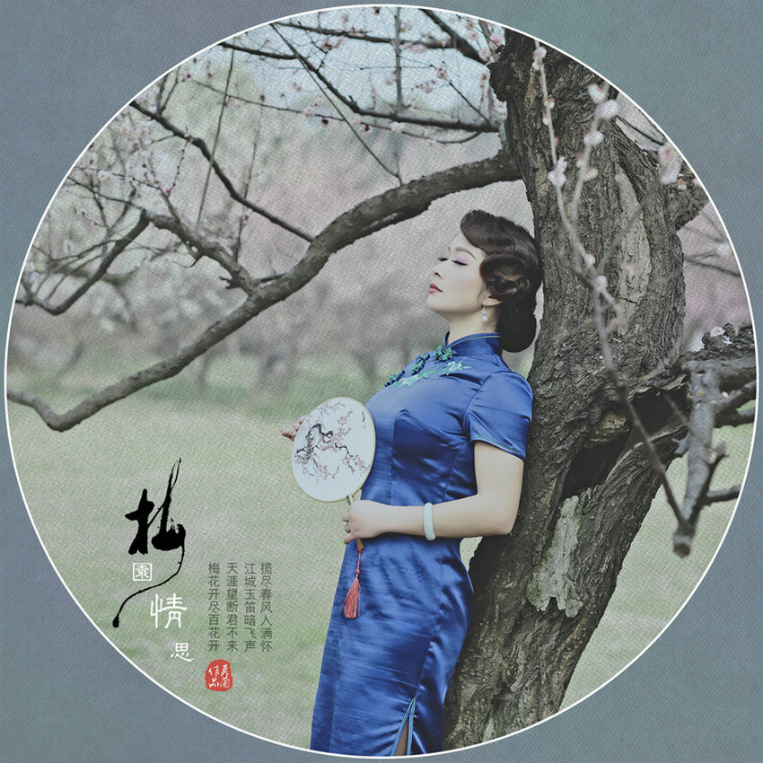 梅园情思中国风创意摄影艺术