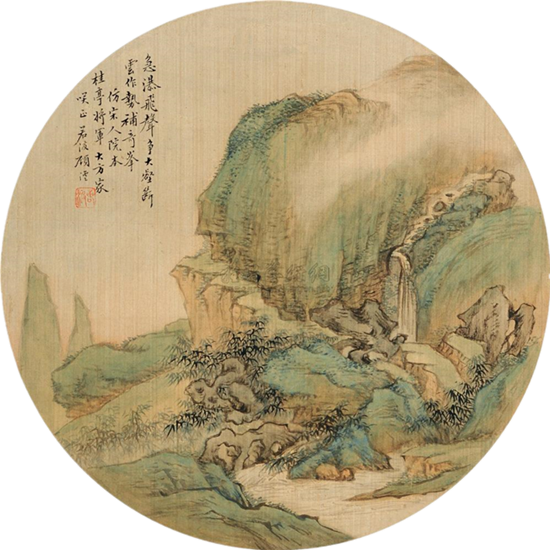 古典团扇书画绘画艺术作品（二）