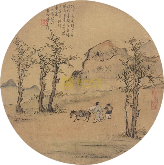 古典团扇书画绘画艺术作品（二）