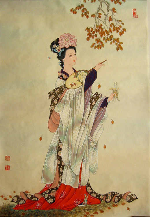吴良柱工笔仕女绘画艺术作品（一）