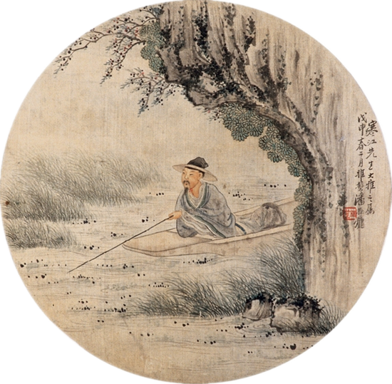 古典团扇书画绘画艺术作品（二）