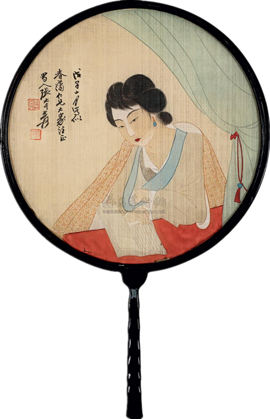 古典团扇书画绘画艺术作品（一）