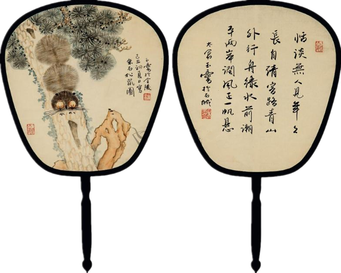 古典团扇书画绘画艺术作品（一）