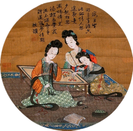古典团扇书画绘画艺术作品（一）