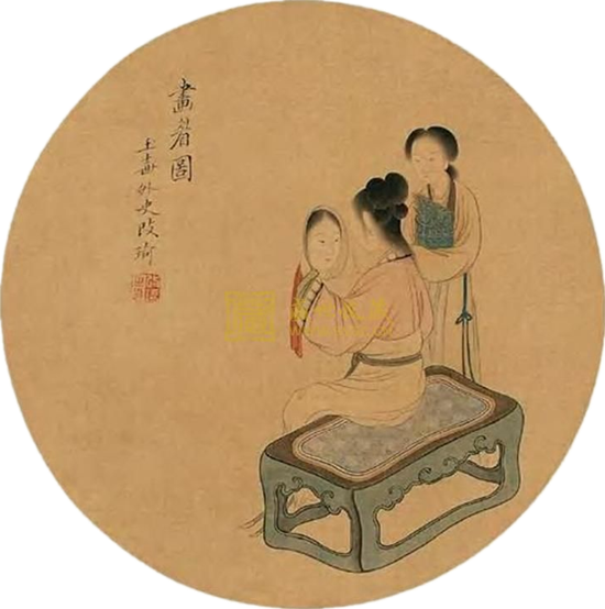 古典团扇书画绘画艺术作品（一）
