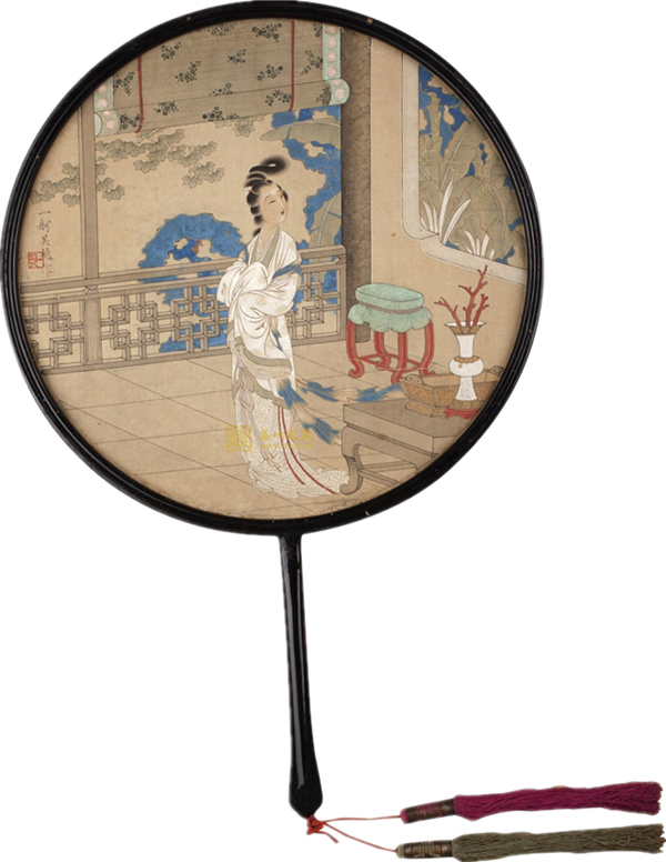 古典团扇书画绘画艺术作品（一）