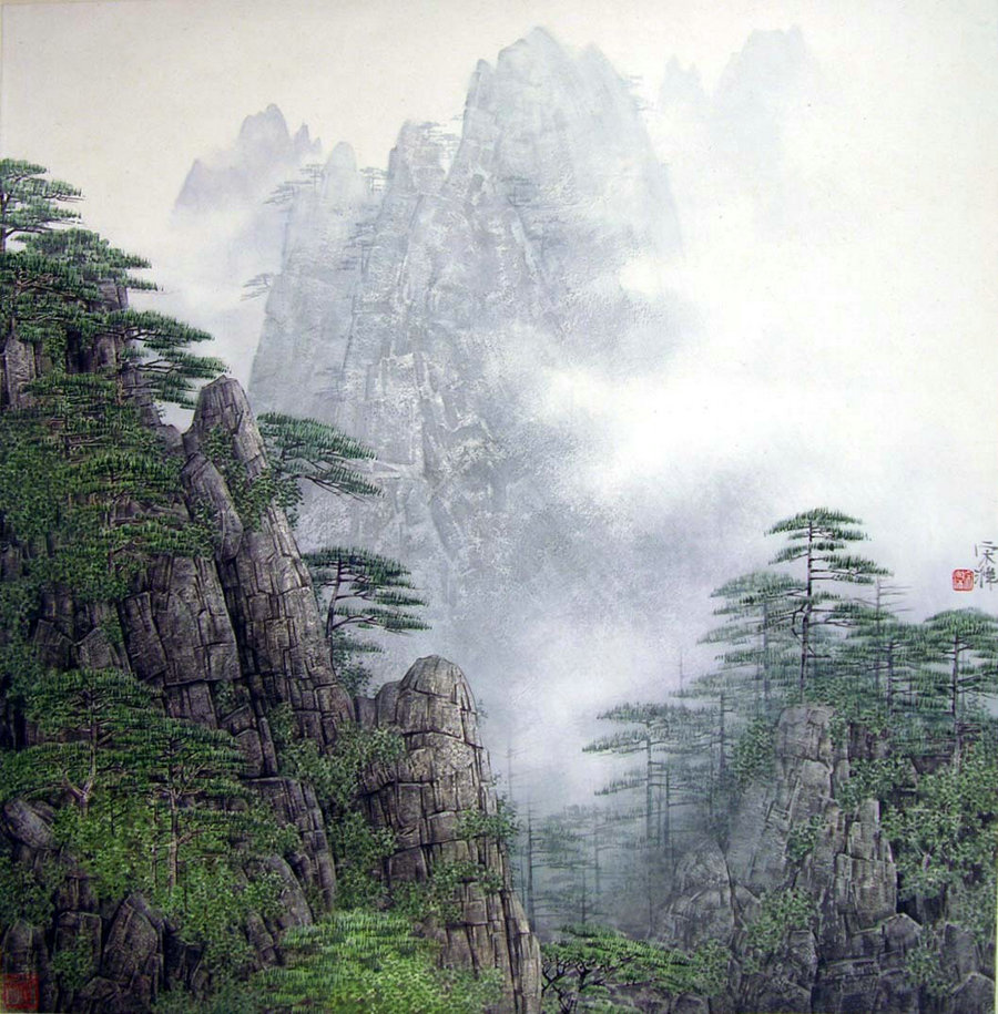 最美中国风宋涤工笔山水作品（二）