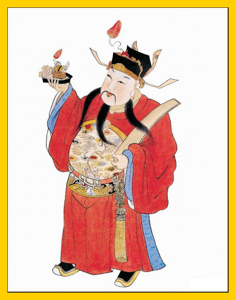 中国传统民俗绘画中的财神爷