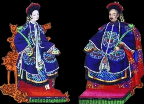 大清往事民俗绘画艺术作品 