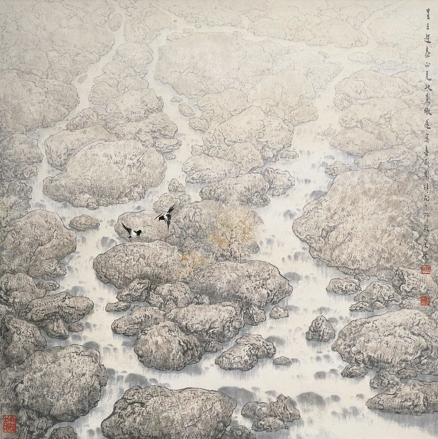 最美中国风宋涤工笔山水作品（二）