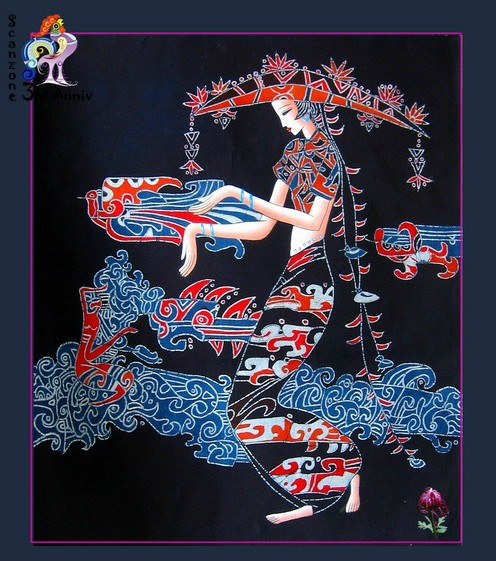 南国风情独特的中国羊皮画（一）