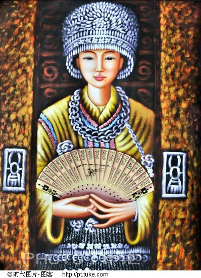 南国风情独特的中国羊皮画（一）