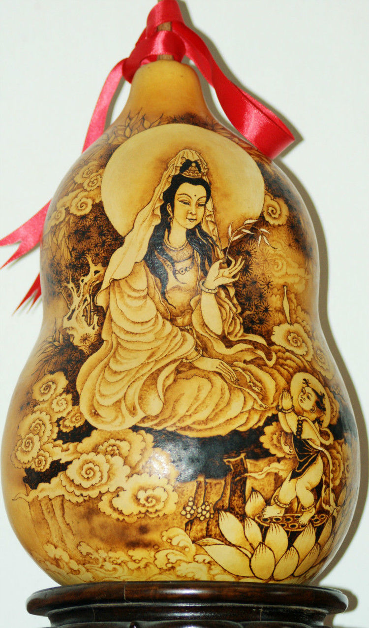 精美的葫芦烙画艺术（二）