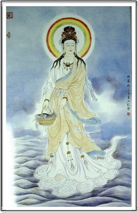 唯美典雅的观世音菩萨画像