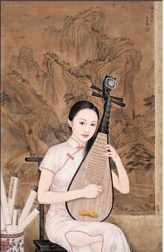 江立峰工笔人物绘画艺术作品（一）