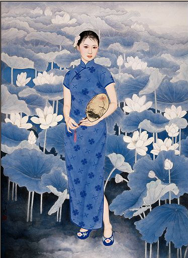 江立峰工笔人物绘画艺术作品（一）