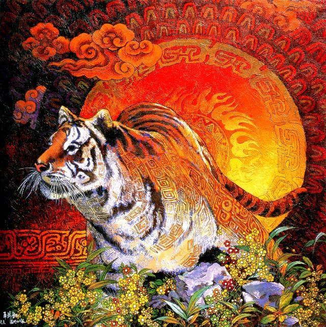 色彩斑斓的十二生肖创意绘画作品