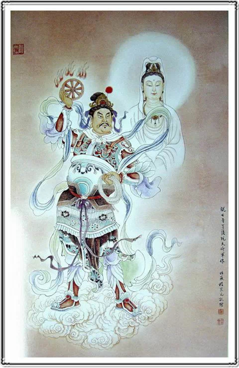 唯美典雅的观世音菩萨画像