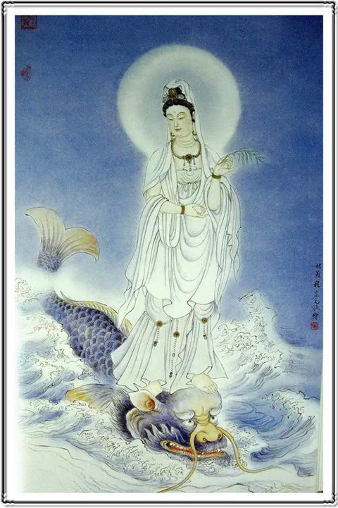 唯美典雅的观世音菩萨画像