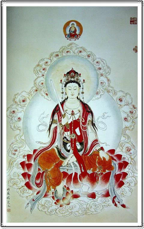 唯美典雅的观世音菩萨画像