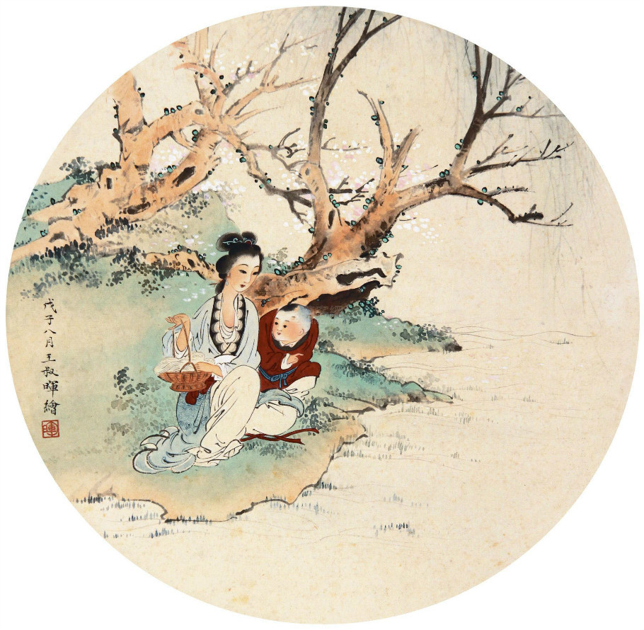 当代画家王叔晖人物绘画艺术作品（四）