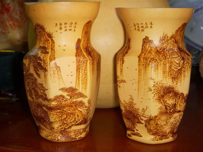 中国传统绘画艺术与葫芦雕刻的完美结合（一）