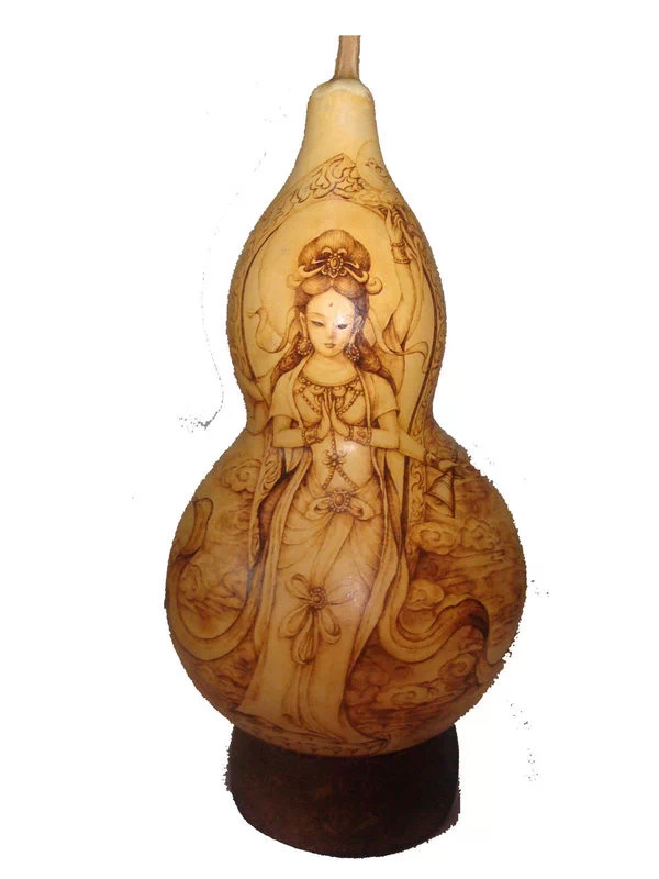 中国传统绘画艺术与葫芦雕刻的完美结合（一）