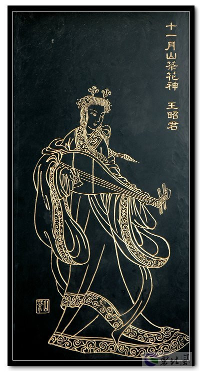 中国民俗文化中的十二花神版画艺术