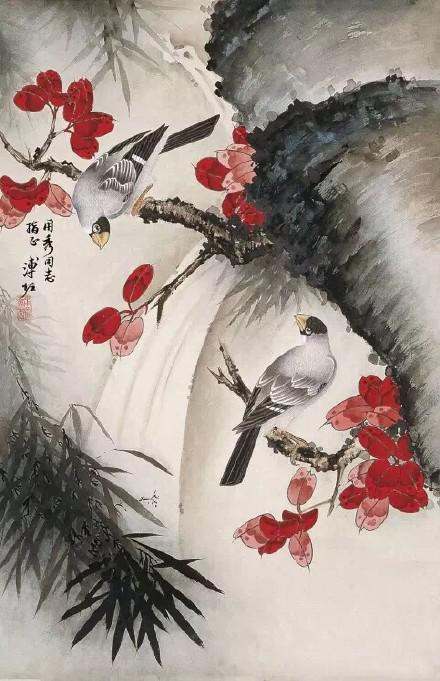 末代皇帝堂弟溥佐的绘画作品