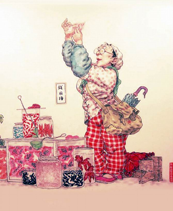 有趣的农村幽默风情画（二）