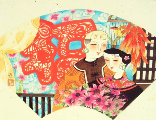 中国传统民俗元素主题绘画（三）