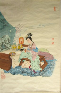 吴良柱工笔仕女绘画艺术作品（四） 