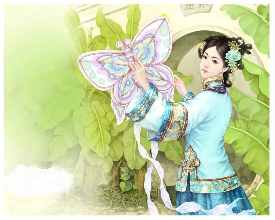 古风清宫梦主题创意插画艺术（一）