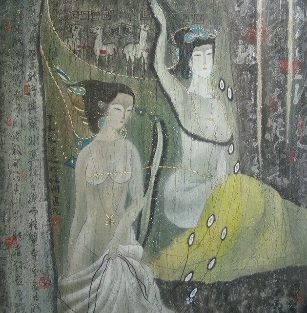 顾迎庆远古之梦绘画作品