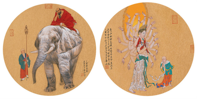 萧和人物绘画艺术作品（二）