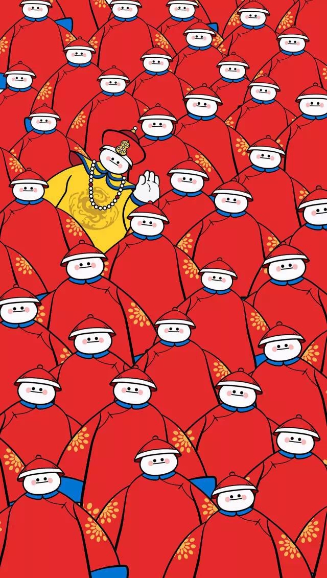 萌萌哒甄嬛传主题插画设计艺术