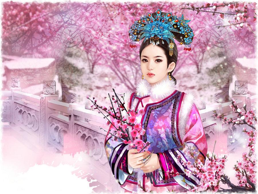 古风清宫梦主题创意插画艺术（一）