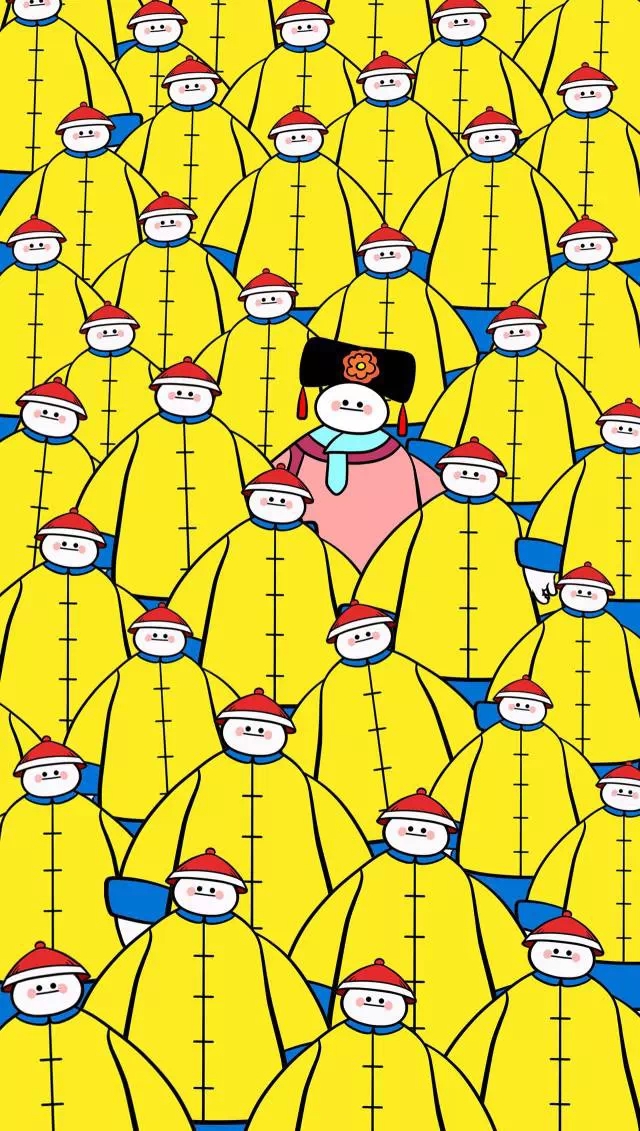 萌萌哒甄嬛传主题插画设计艺术