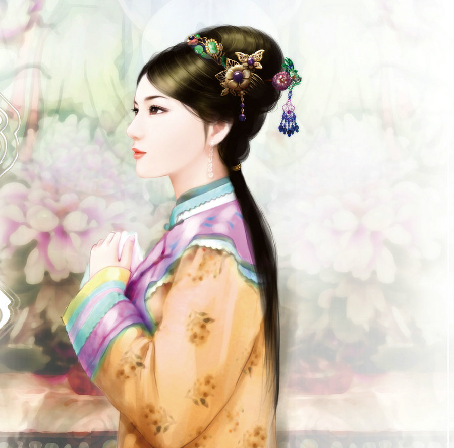 古风清宫梦主题创意插画艺术（一）